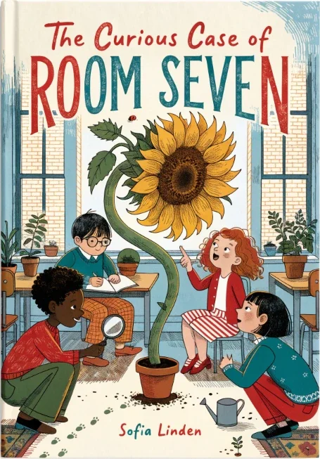 Book mockup: The Curious Case of Room Seven